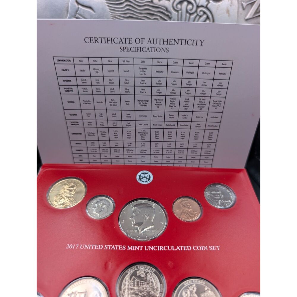 2017 U.S. Mint Set – Denver (D) – Complete 10‑Coin Set